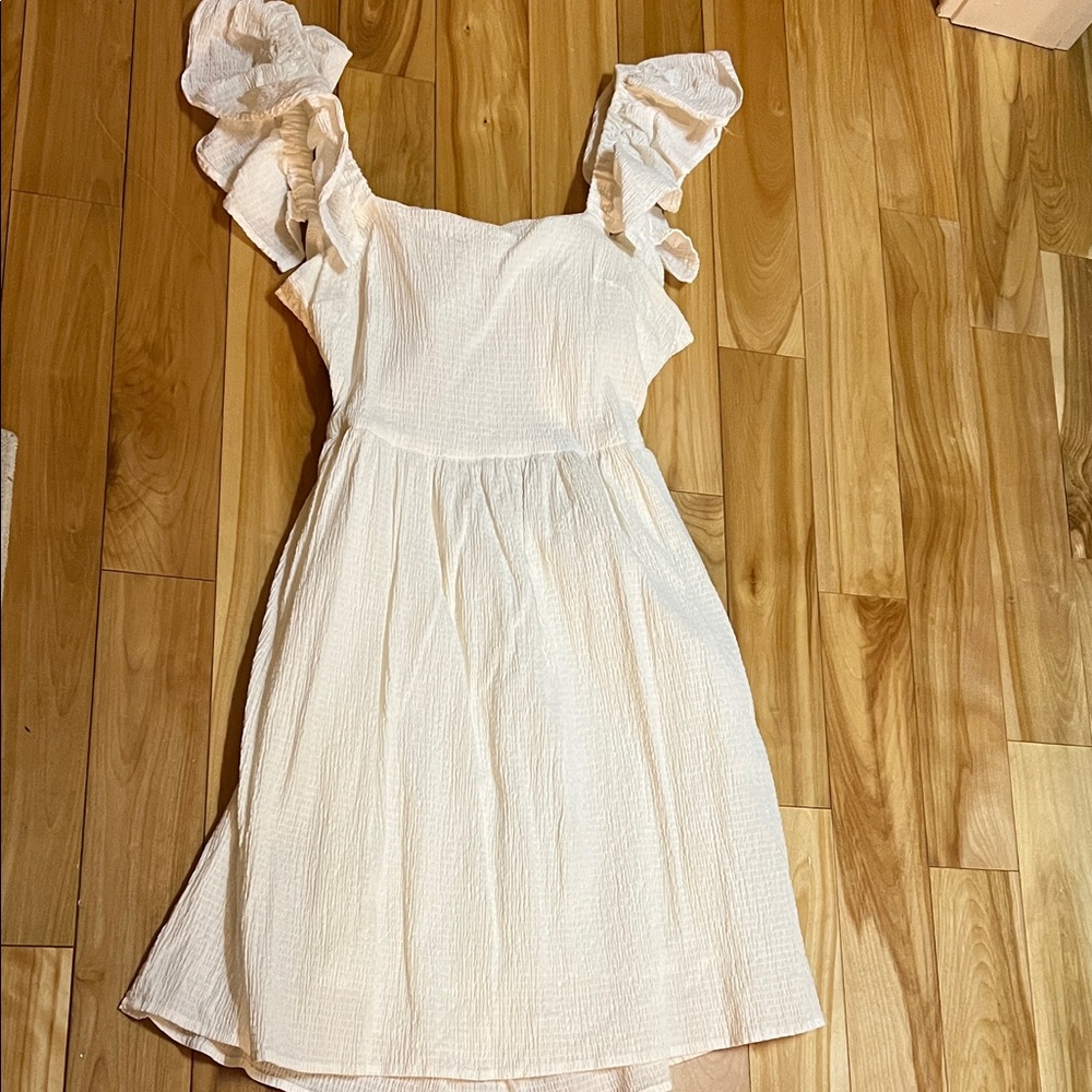 Altar'd State Cream Backless Dress